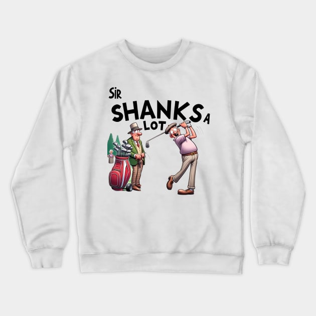 Sir Shanks A Lot Crewneck Sweatshirt by TooplesArt